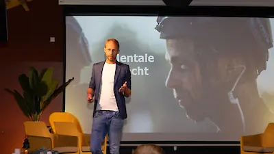 Spreker Robin Imthorn, marinier over mentale kracht