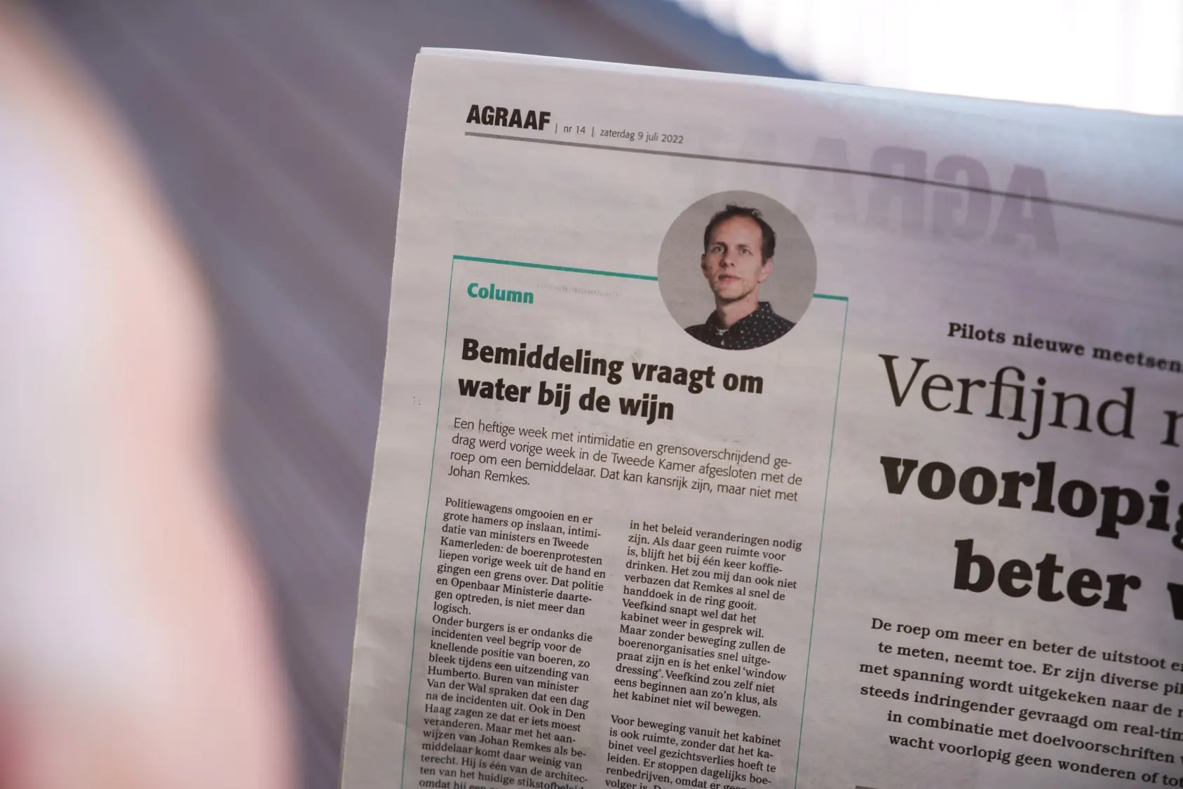 Robert Ellenkamp hoofdredacteur Agrio