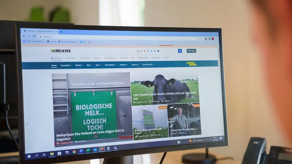 24/7 agrarisch nieuws op onze online portals 